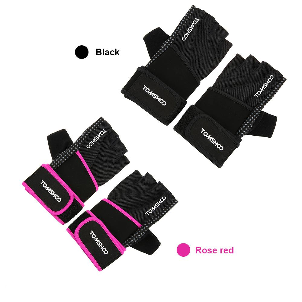 Gym Gloves With Wrist Support - For Body Building Sports, Fitness, Weight-lifting