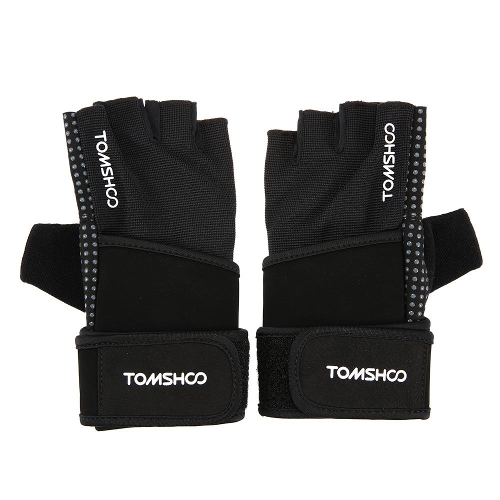 Gym Gloves With Wrist Support - For Body Building Sports, Fitness, Weight-lifting