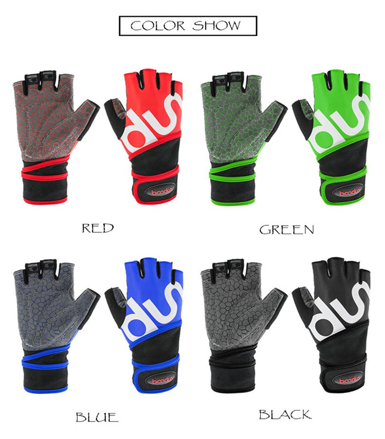 Half Finger Crossfit Gym Gloves
