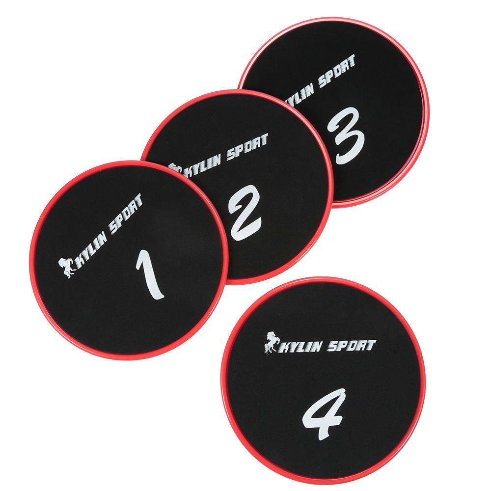 4 Piece Set, Fitness Gliding Discs - Gym Sliders, For Body Core Workout