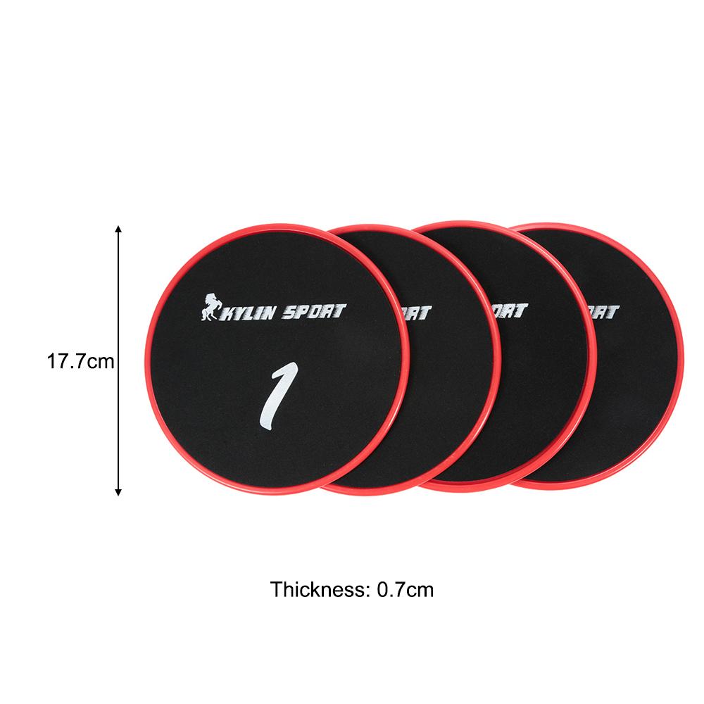 4 Piece Set, Fitness Gliding Discs - Gym Sliders, For Body Core Workout