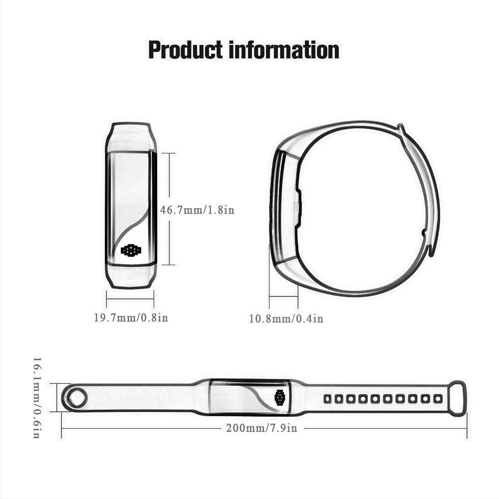 Waterproof Wireless Sports Smart Watch