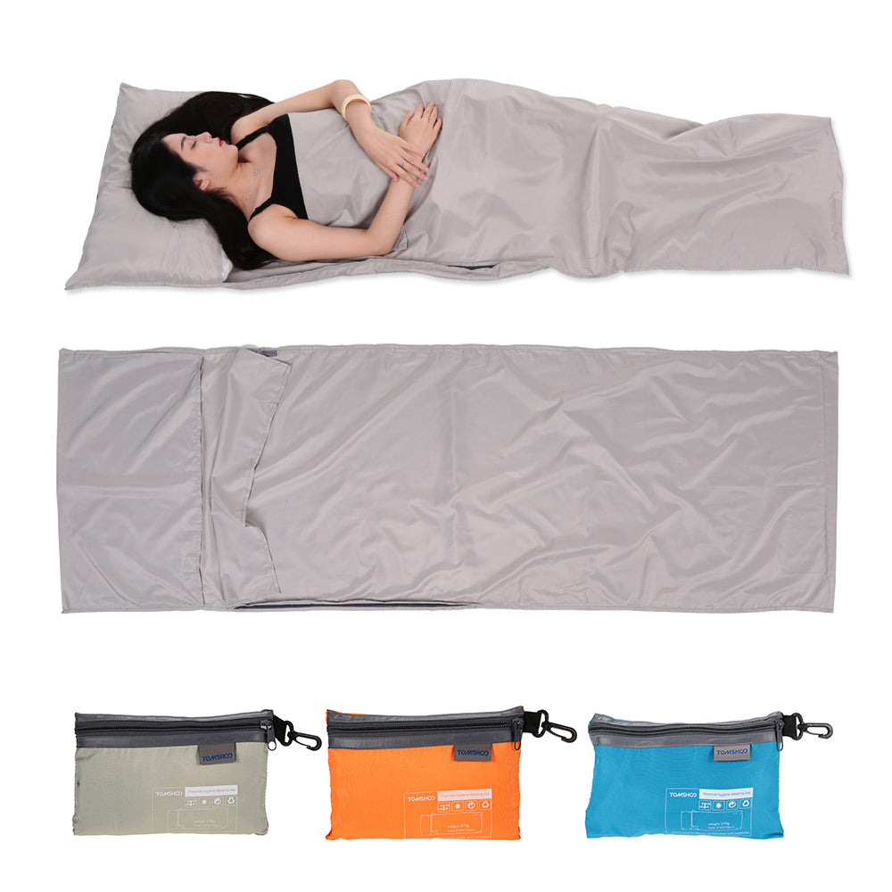 Lightweight Sleeping Bag with a Pillowcase