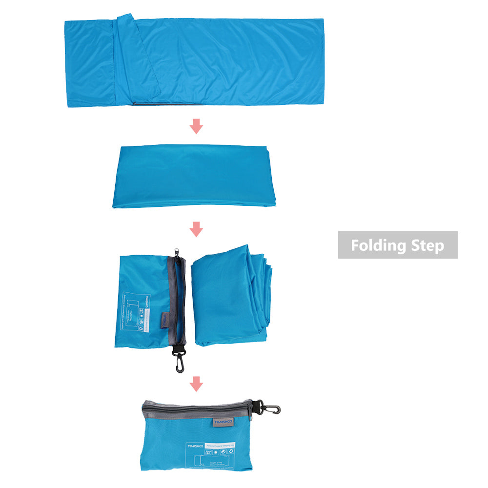 Lightweight Sleeping Bag with a Pillowcase