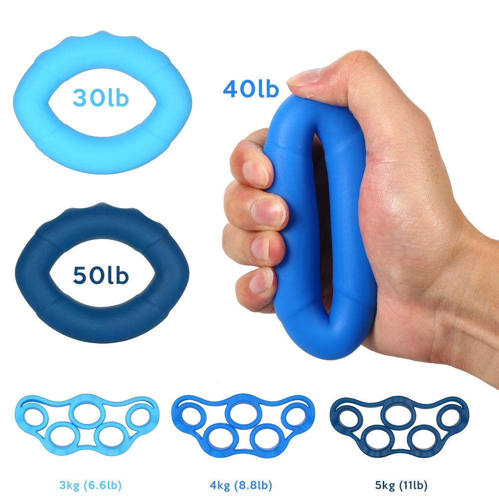 Finger & Hand Grip - Muscle Training 'Fidget Toys' - 6 Piece Set