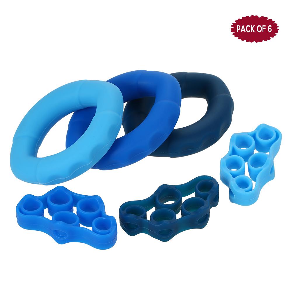 Finger & Hand Grip - Muscle Training 'Fidget Toys' - 6 Piece Set