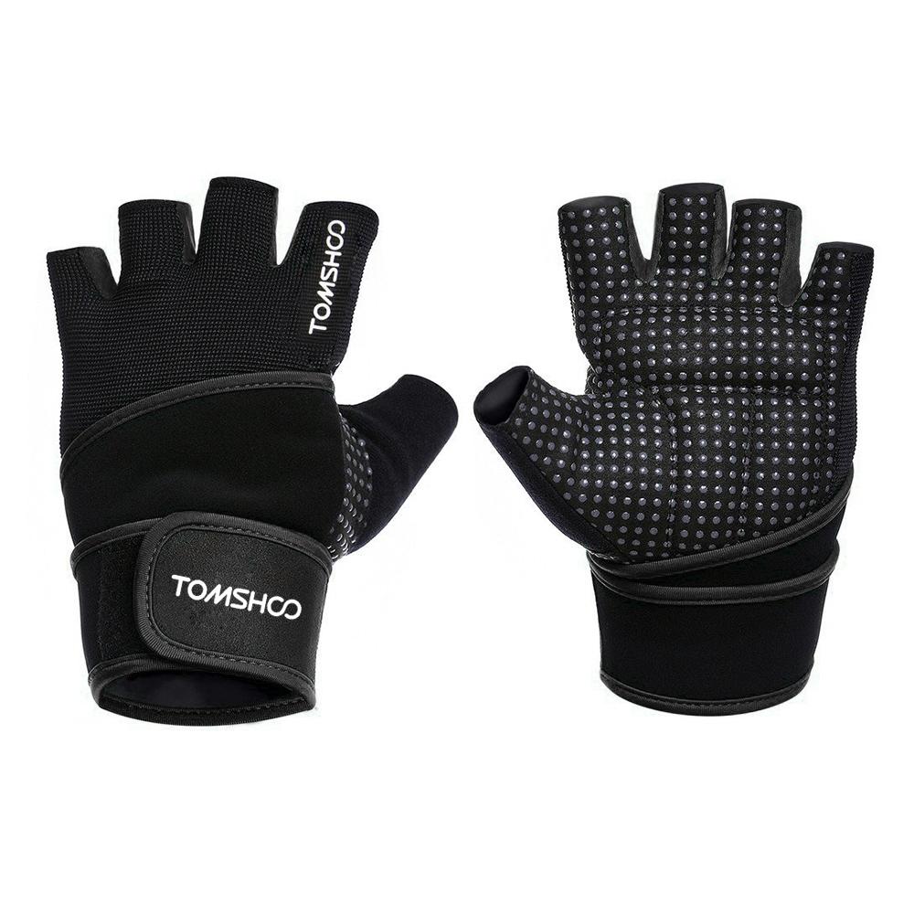 Gym Gloves With Wrist Support - For Body Building Sports, Fitness, Weight-lifting