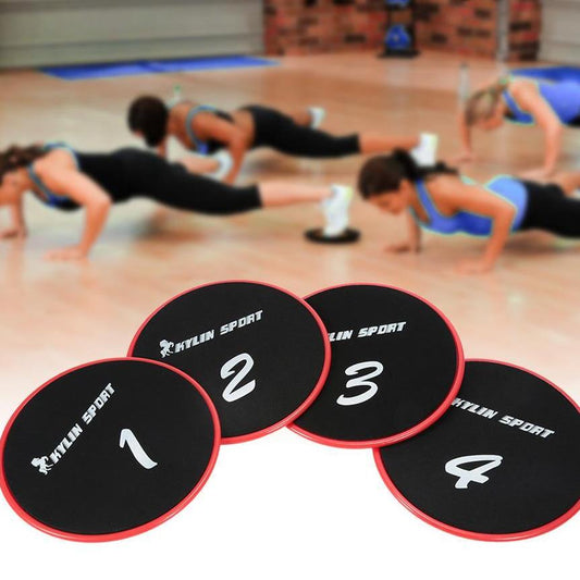 4 Piece Set, Fitness Gliding Discs - Gym Sliders, For Body Core Workout