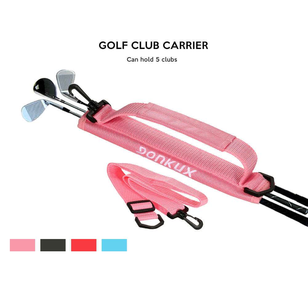 Light-weight Golf Club Carrier Bag with a Shoulder Strap