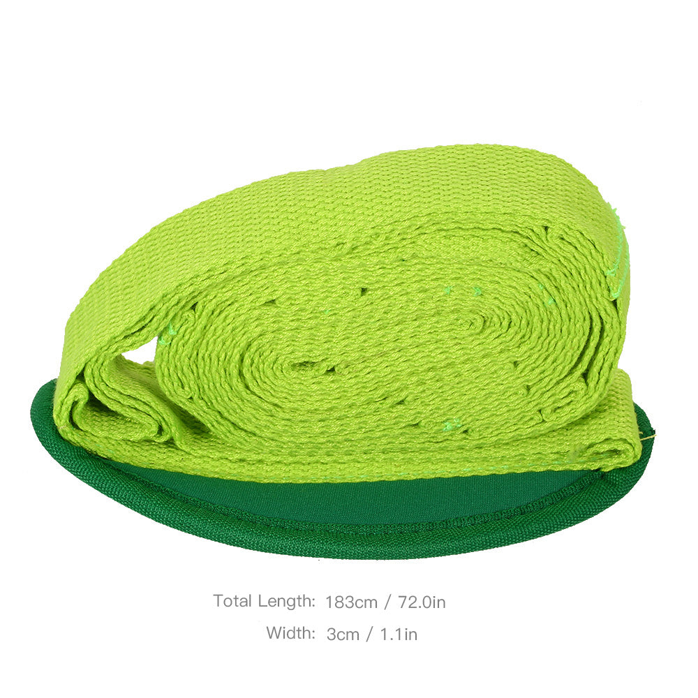 Yoga & Fitness - Cotton Stretch Strap - Multiple Grip Loops