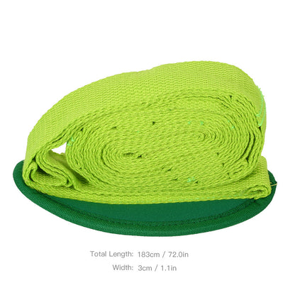 Yoga & Fitness - Cotton Stretch Strap - Multiple Grip Loops