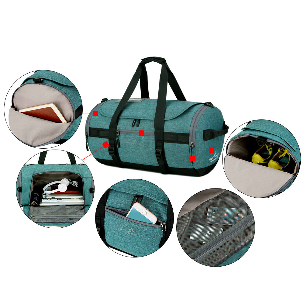 Large Gym Bag with Multiple Compartments & Shoes Storage
