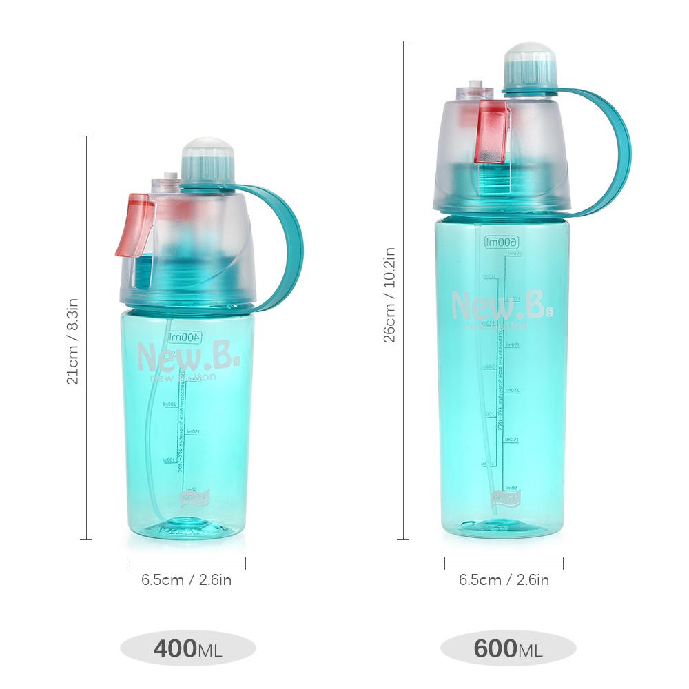 Mist Spray Water Bottle - 400 & 600 ML Sizes
