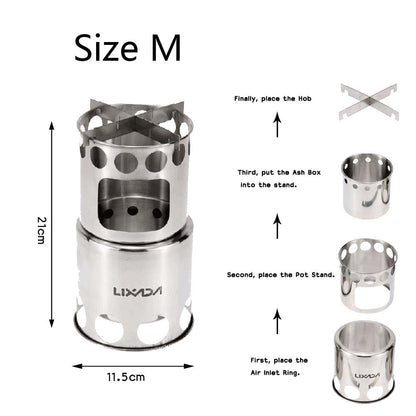 Lightweight Portable Wood Stove