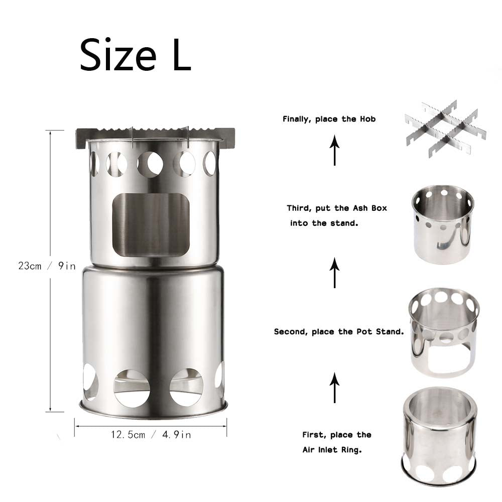 Lightweight Portable Wood Stove