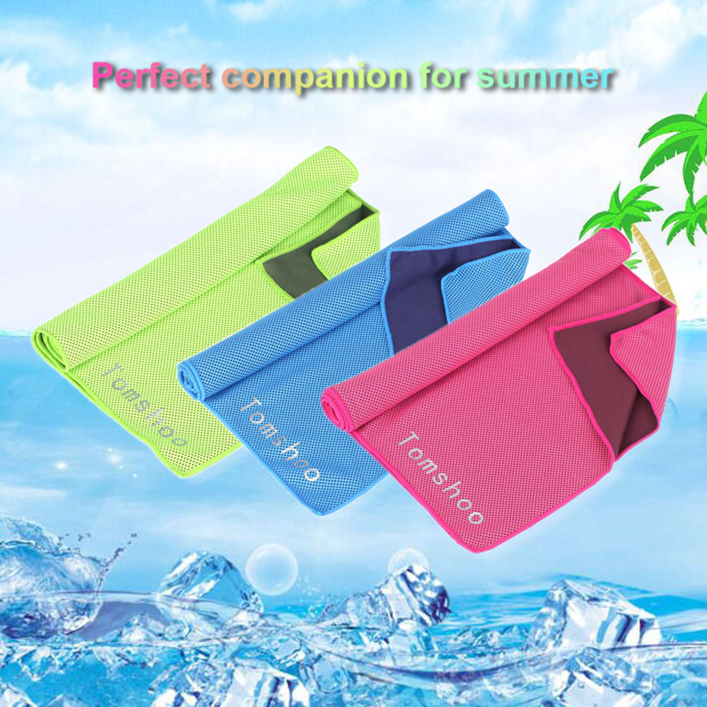 Compact Sports Towel with Heat Regulation