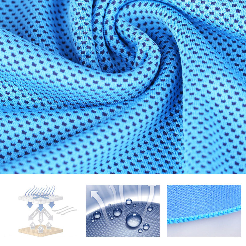 Compact Sports Towel with Heat Regulation