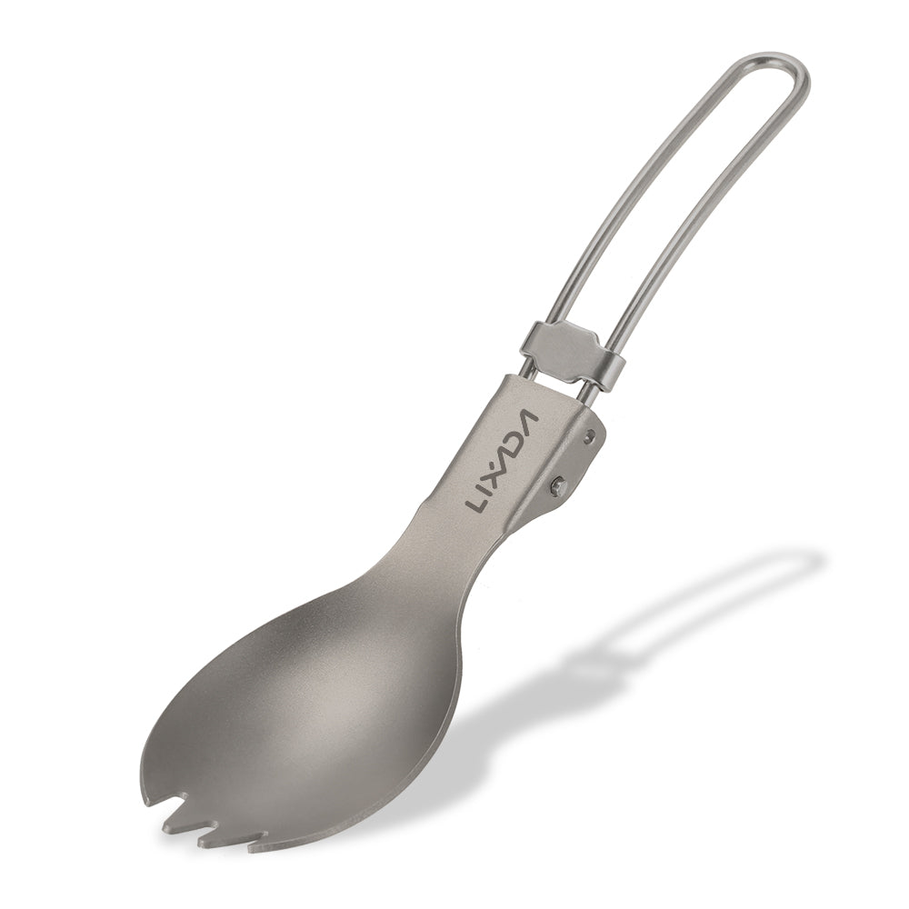 Lightweight Titanium Foldable Spork