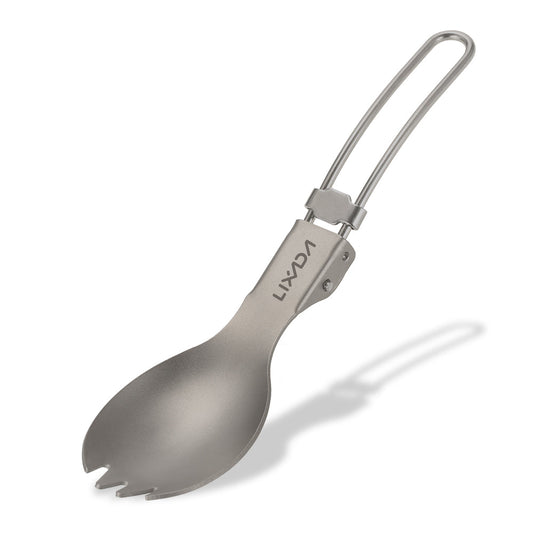 Lightweight Titanium Foldable Spork