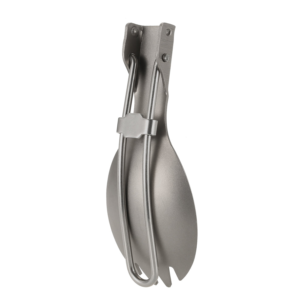 Lightweight Titanium Foldable Spork