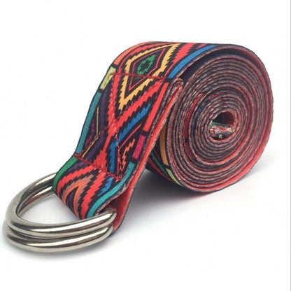 Printed Yoga Belt