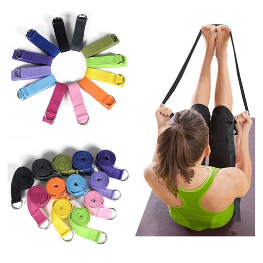 Yoga Belt: Adjustable D-Ring