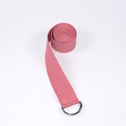 Yoga Belt: Adjustable D-Ring