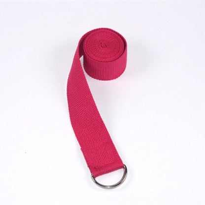 Yoga Belt: Adjustable D-Ring