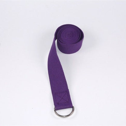 Yoga Belt: Adjustable D-Ring