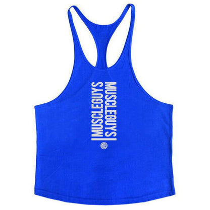 Muscle guys apparel bodybuilding tank tops fitness tank mens gyms clothes vest cotton sleeveless shirt regatas masculino