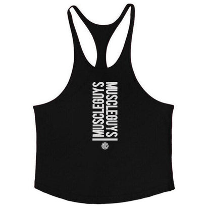 Muscle guys apparel bodybuilding tank tops fitness tank mens gyms clothes vest cotton sleeveless shirt regatas masculino