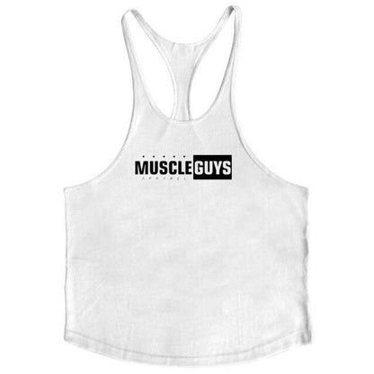 Muscle guys apparel bodybuilding tank tops fitness tank mens gyms clothes vest cotton sleeveless shirt regatas masculino