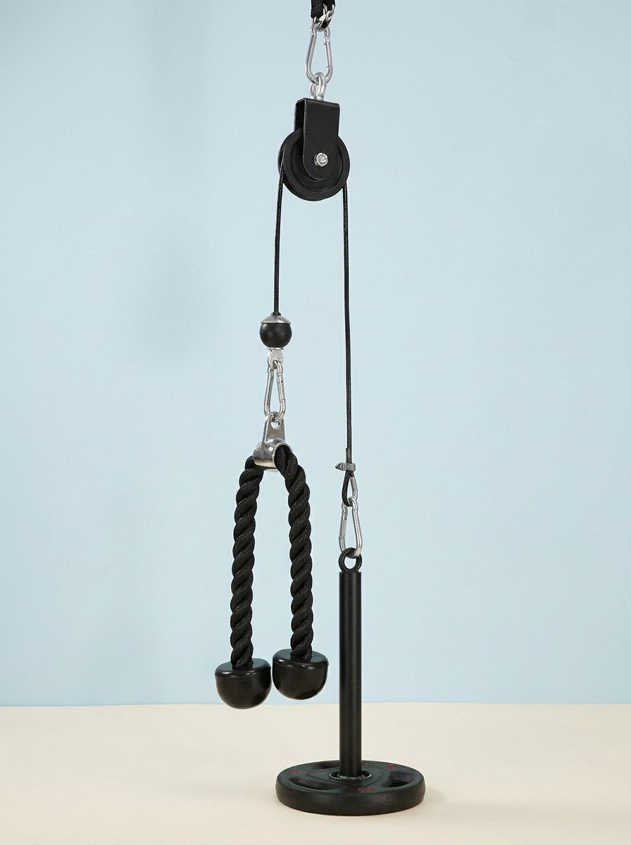 Black pulley rope kit.
