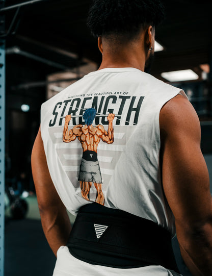 Anime Oversized Tank Top Strength