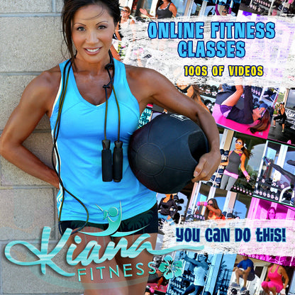 Kiana’s Streamable Fitness Classes – Train Anywhere, Anytime