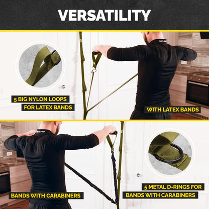 Door Anchor Strap for Resistance Bands – Green
